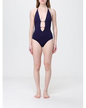 Gucci Badeanzug Aus Nylon Mit Klemme - Blau