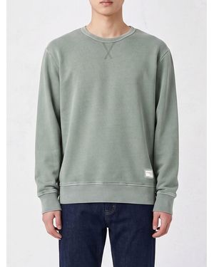 Fay Cotton Crew Neck Sweatshirt - Gray