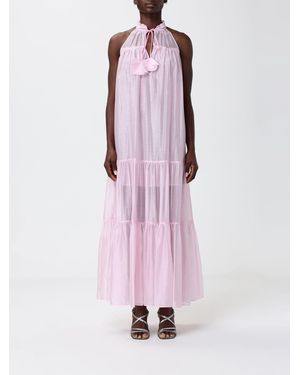 Hanita Chiffon Dress - Pink