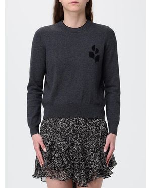 Isabel Marant Wool And Cotton Crewneck Pullover - Blue