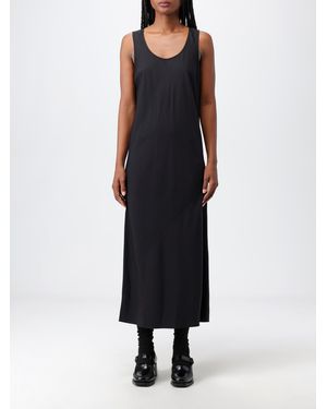 Sportmax Dress In Stretch Silk - Black