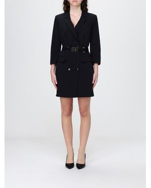 Elisabetta Franchi Crepe Blazer Dress - Black