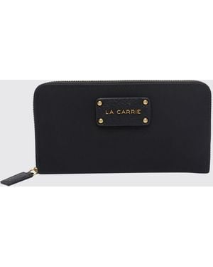 La Carrie Continental Zip-Around Wallet - Black