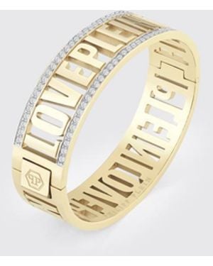 Philipp Plein Bracciale Bangle Rigido - Metallizzato