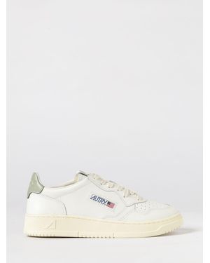 Autry Medalist Low Leather Trainers - Natural