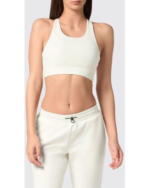 Philipp Plein Cropped Slim Fit Sports Top - White