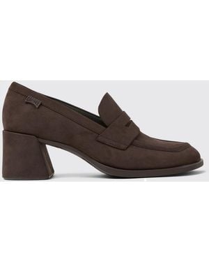 Camper Kora Nubuck Loafer - Brown