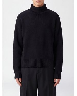 Lisa Yang Rollkragenpullover Aus Reinem Kaschmir Mit Überschnittenen Schultern - Blau
