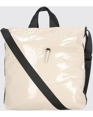 Rains Dash Waterproof Polyurethane Tote Bag With Adjustable Shoulder Strap - Natural