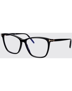 Tom Ford Large Cat-Eye Eyeglasses - White