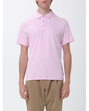 Michael Kors Sleek Organic Cotton Polo Shirt - Pink