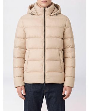 Herno Wasserabweisende, Gesteppte Nylon-Daunenjacke Mit Kapuze - Natur