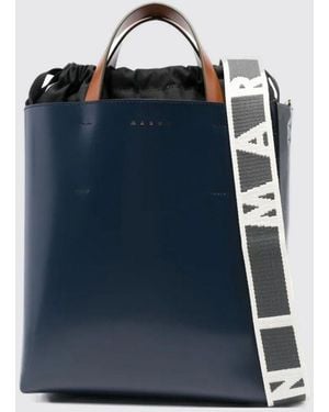 Marni Borsa Tote Museo - Blu