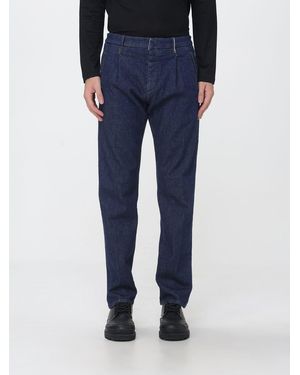 Incotex Vaqueros Skinny Fit De Denim Elástico Azul Con Cierre Oculto