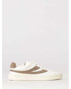Superga 1960 Capri Low-Top-Sneaker Aus Leder Und Veloursleder Mit Prägelogo - Natur