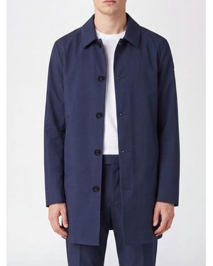 Rrd Crease-Resistant Technical Fabric Montecristo Trench Coat - Blue