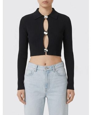 Jil Sander Cardigan Cut-Out - Nero