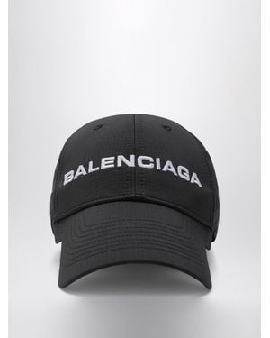 Balenciaga Cappello Da Baseball Con Logo - Nero