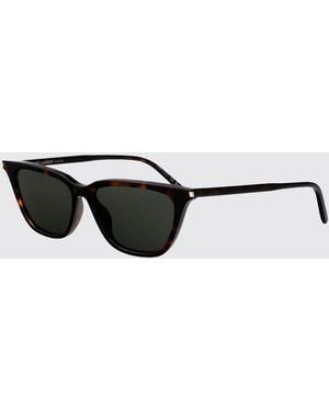 Saint Laurent Sl 889 Sulpice Thin Recycled Acetate Sunglasses - Black