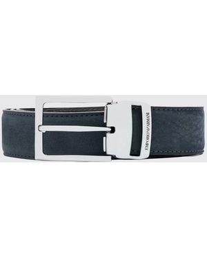 Emporio Armani Gürtel Herren - Weiß