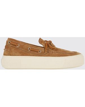 Hogan H705 Suede Loafers - White