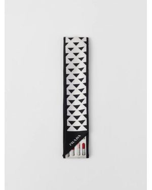 Prada Neck Scarf - White