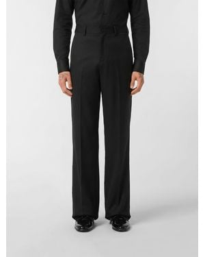 Philipp Plein Twill Tailored Trousers - Black