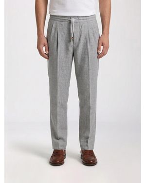 Brunello Cucinelli Drawstring Trousers - Grey