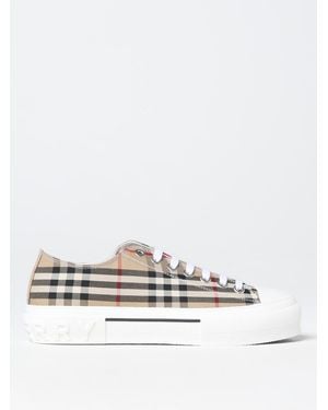 Burberry Jack Vintage Check Trainers - White