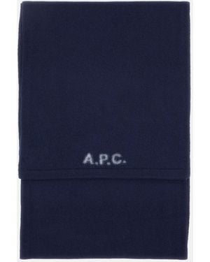 A.P.C. Scarf - Blue