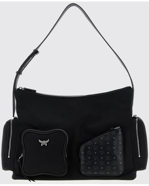 MCM Schultertasche Damen - Weiß