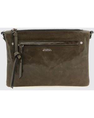 Isabel Marant Winna Duo Leather Bag - Grey