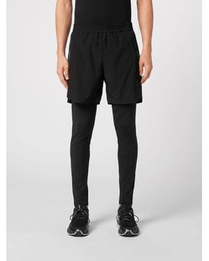 Philipp Plein Stretch Technical Fabric Track Trousers - Black