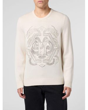 Philipp Plein Sweater - Natural