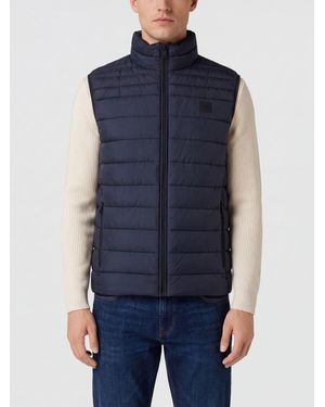 BOSS Odeno Padded Gilet - Blue