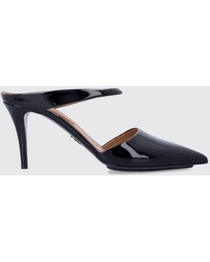 Stella McCartney Patent Synthetic Leather Mules With Stiletto Heel - White
