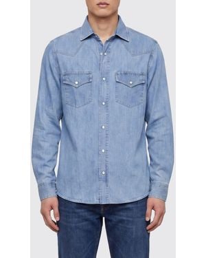 Brunello Cucinelli Casual Cotton Shirt - Blue