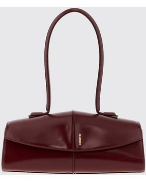 Jil Sander Bolso De Hombro Linea De Piel De Ternera Con Asa Tubular - Rojo