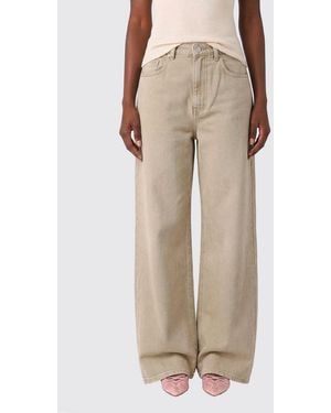 DUNST Denim Wide-Leg Jeans - Natural