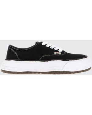 Maison Mihara Yasuhiro Eric Low-Top Cotton Canvas Trainers With Platform Sole - White