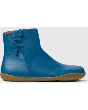 Camper Flache Stiefeletten Damen - Blau
