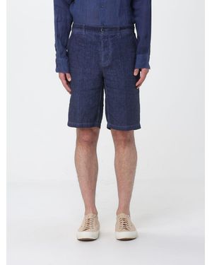 120% Lino Linen Shorts - Blue