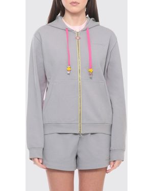 CASABLANCA Stretch-Baumwoll-Kapuzenpullover - Grau