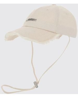 Jacquemus Artichaut Cotton Twill Hat - Natural