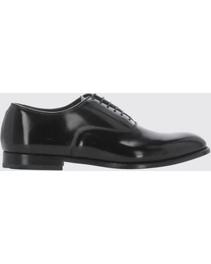 Doucal's Brushed Leather Oxford Shoes - White