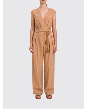 Twinset Striped Cotton Blend Jumpsuit - Multicolor