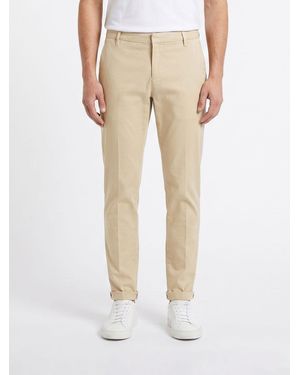 Dondup Pantaloni Chino Gaubert Slim Fit - Neutro