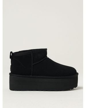 UGG Flache Stiefeletten Damen - Schwarz