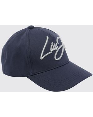 Liu Jo Baumwollhut Mit Gesticktem Logo - Blau