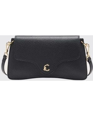 Coccinelle C-Me Grained Leather Bag - Black